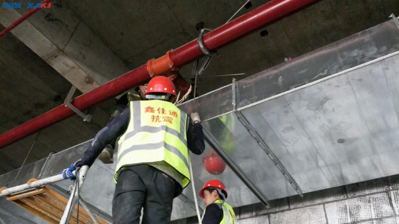 風管抗震支架安裝