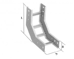 梯式垂直等徑下彎通XQJ-T1-05B